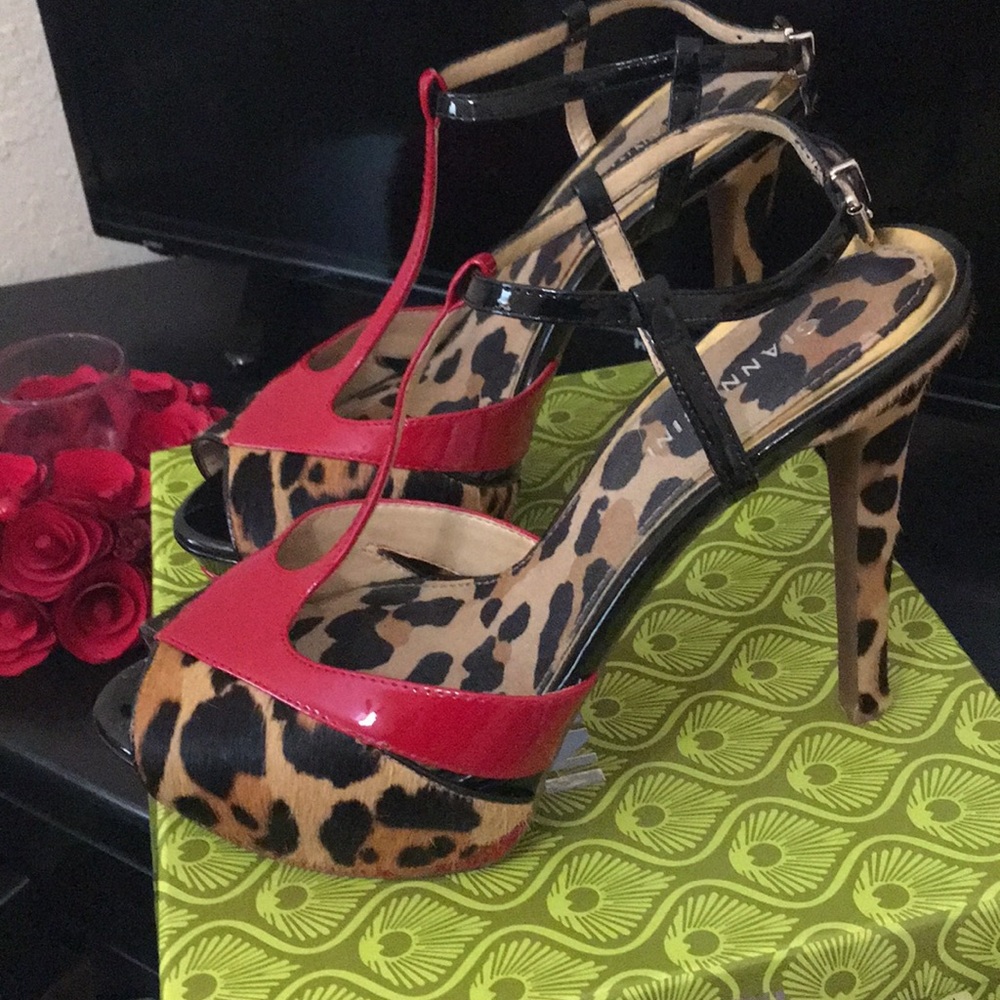 Classy animal print sandal